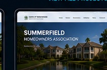 Summerfield HOA website concept